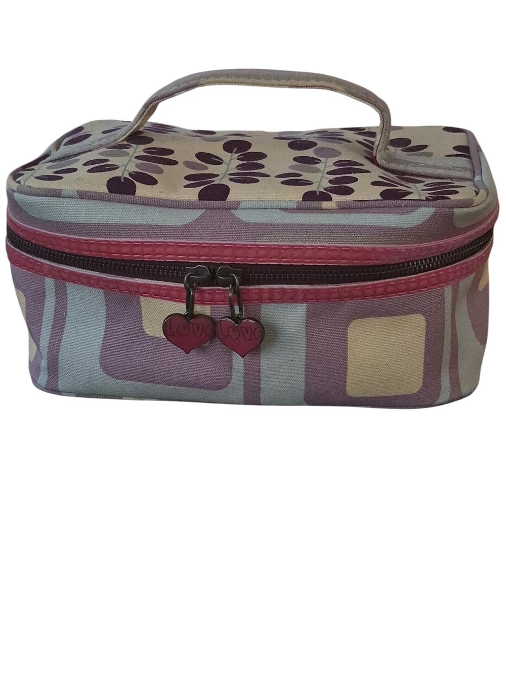 Vintage Gap Canvas Train-Case Makeup Bag NWOT